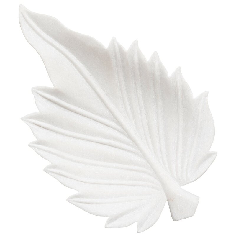 Ro Sham Beaux Abstract Decorative Plate in White - Image 0