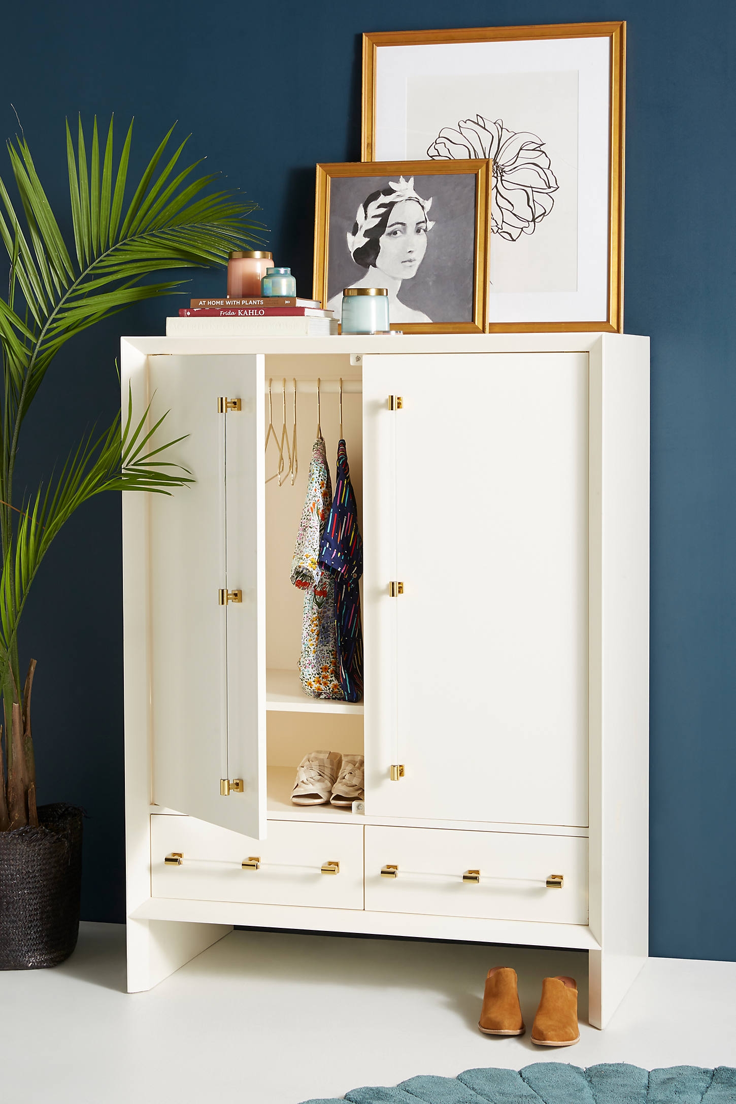 Merriton Armoire By Anthropologie in White - Image 0