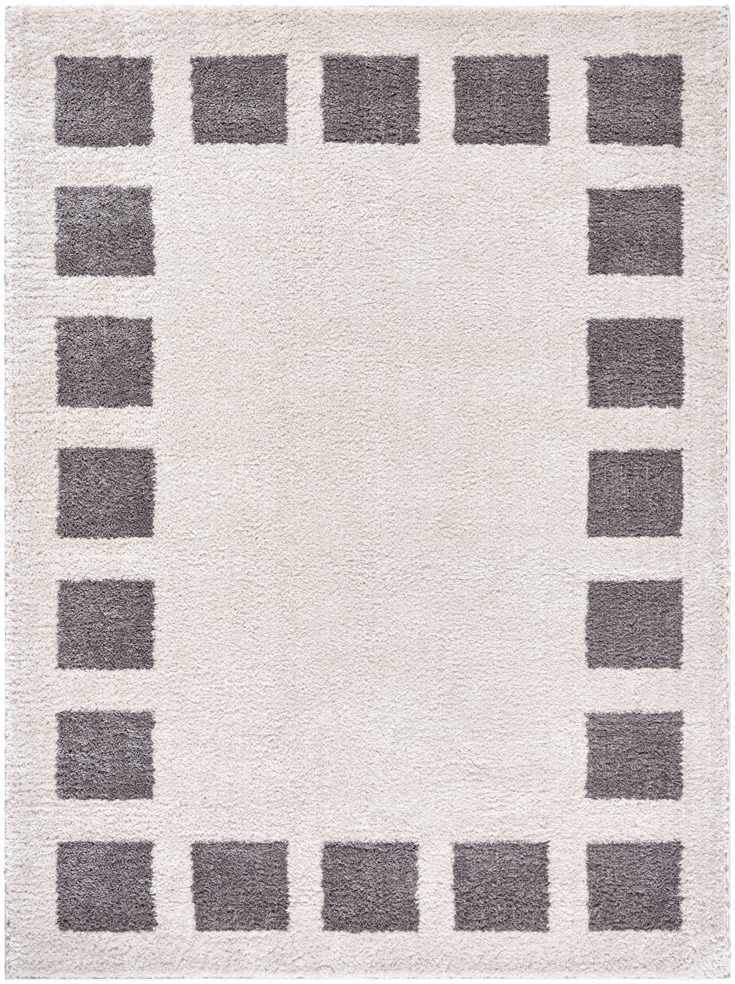 Fossay Shag Beige Indoor 2'7" x 7'3" Machine Woven Rug - Image 0
