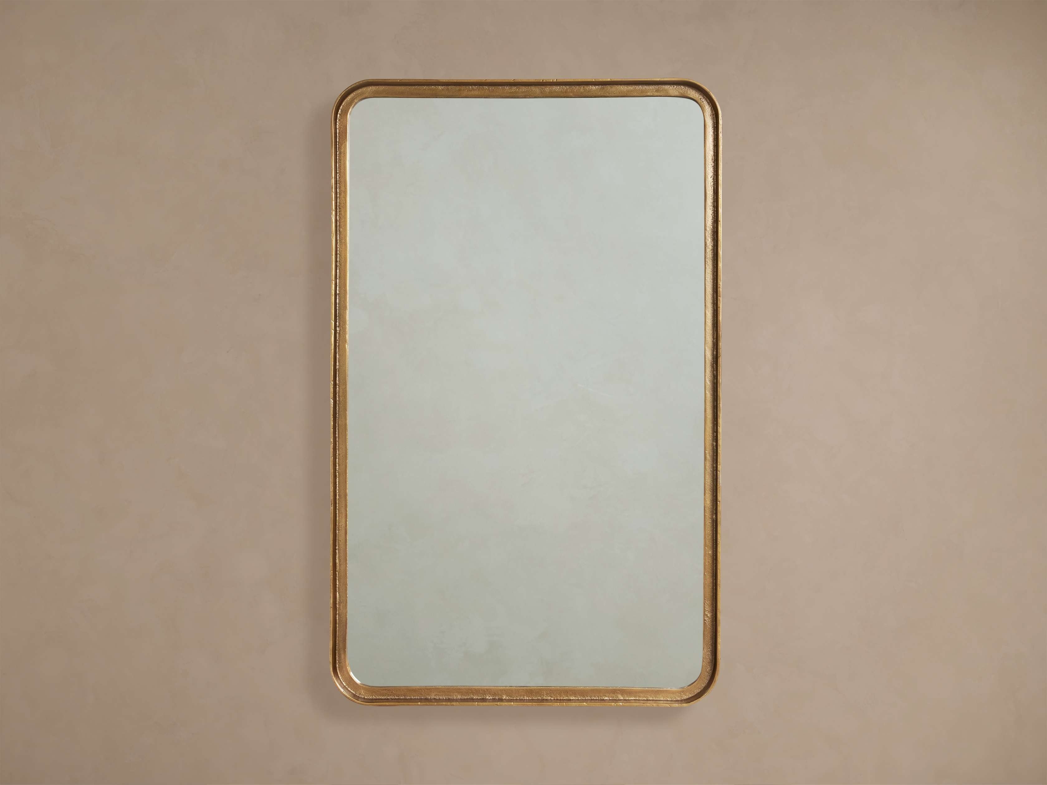 Elayna Wall Mirror in Metal 30" X 48" Gold - Image 0