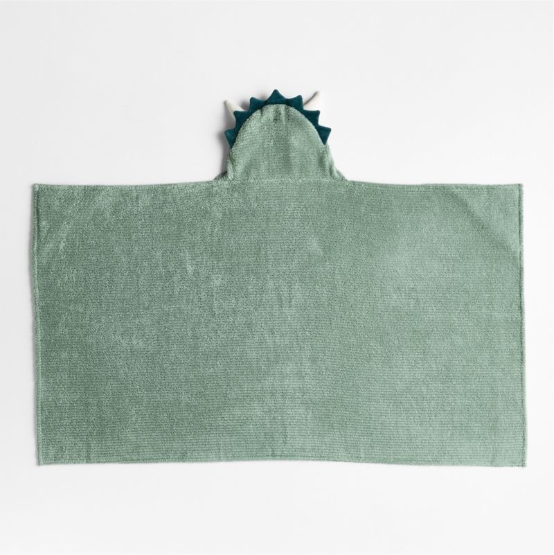 Dinosaur 100% Organic Cotton Hooded Kids Towel - Image 4