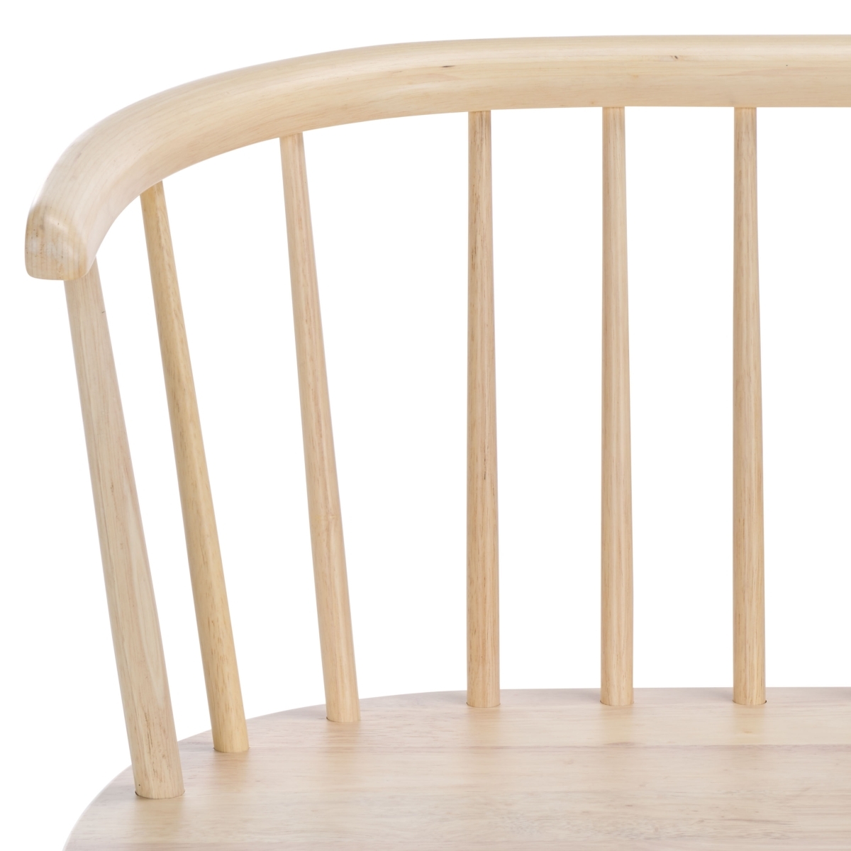 Blanchard Spindle Bench - White Washed - Image 2