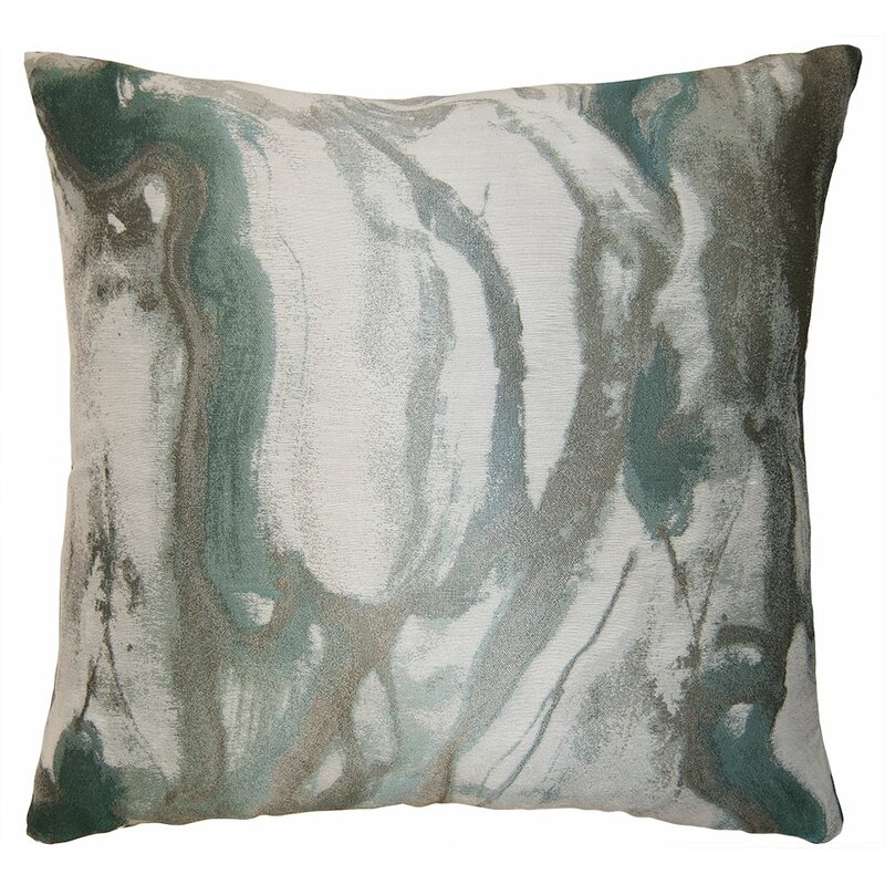 Square Feathers Baja Pillow Cover & Insert - Image 0