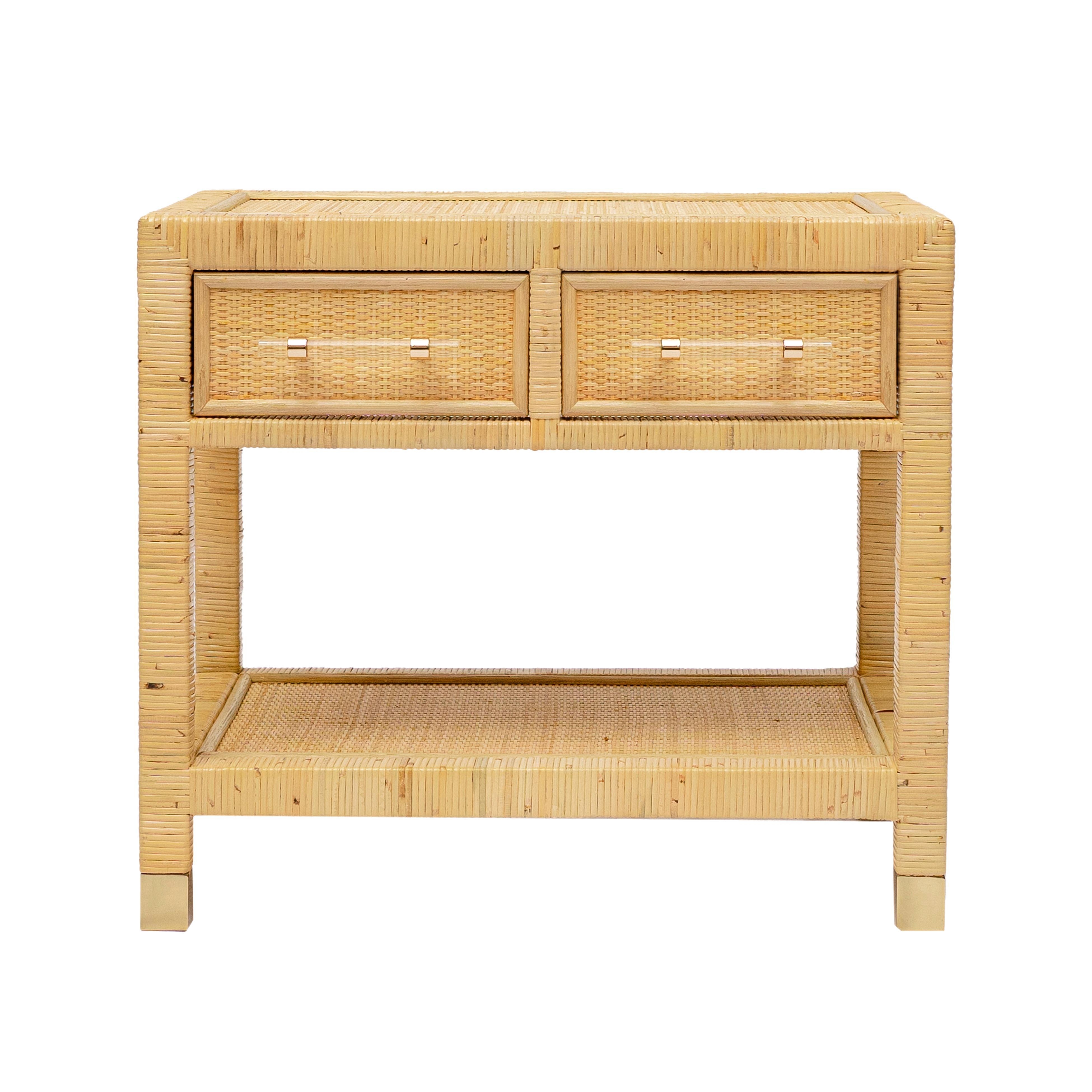 Amara Natural Rattan Nightstand - Image 2
