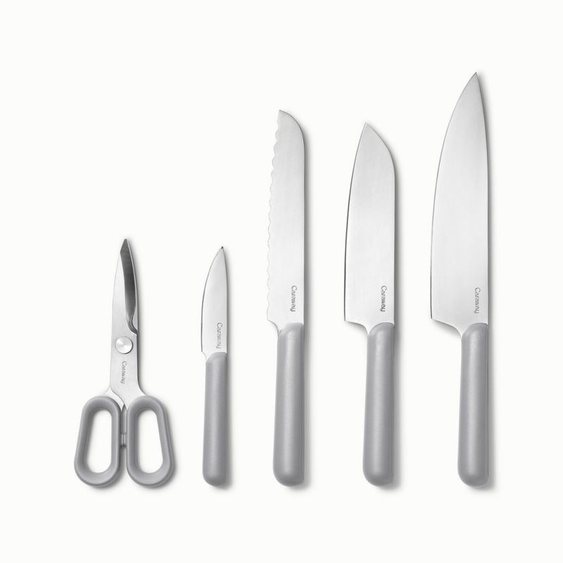 Caraway 14-Piece Grey Knife and Utensil Prep Set - Image 1