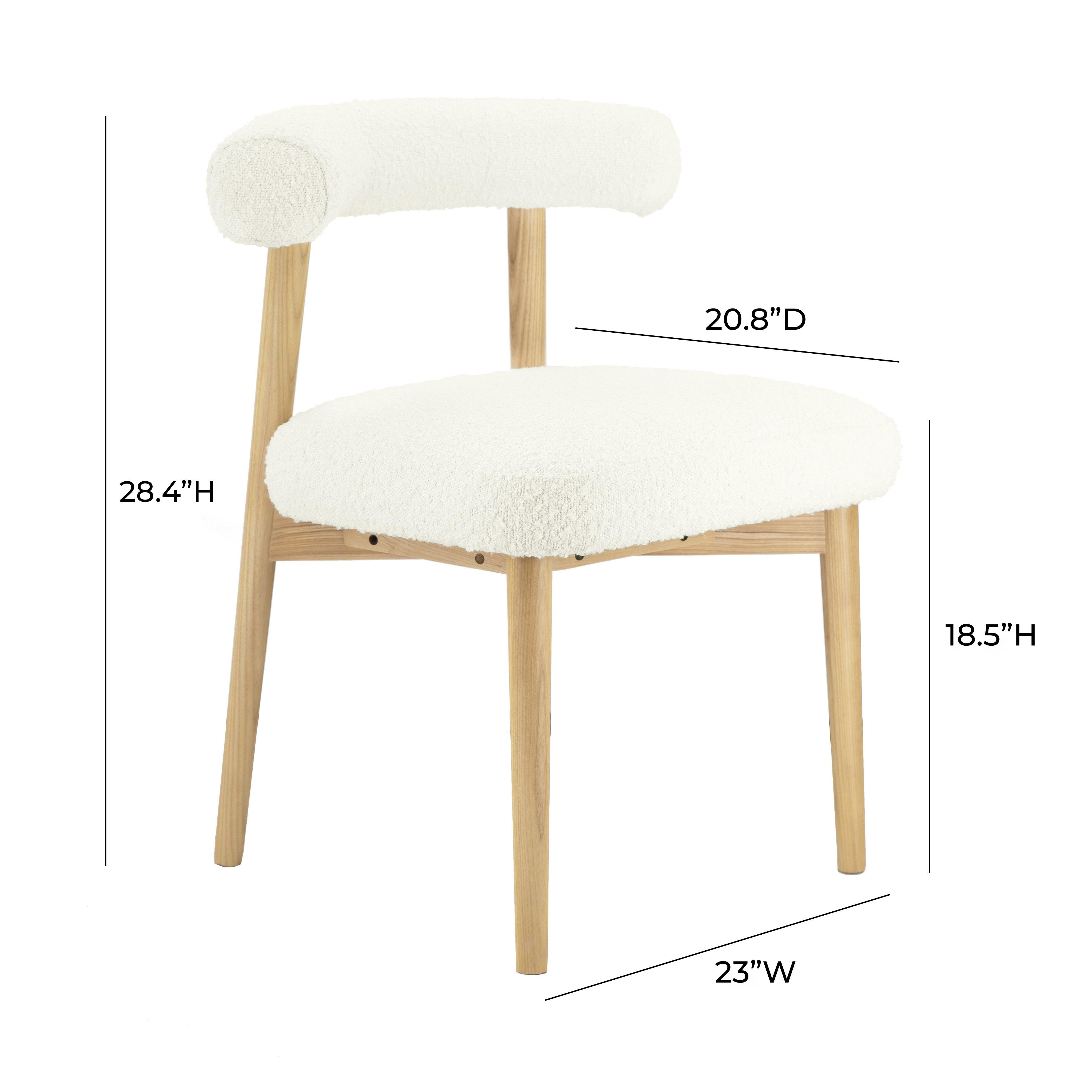 Spara Cream Boucle Side Chair - Image 4