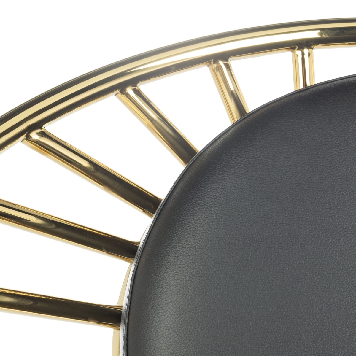 Nina Hoop Chair - Black/Gold - Image 2