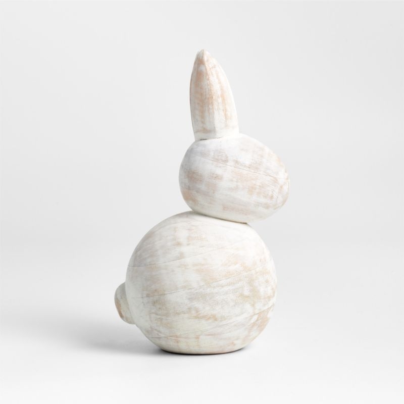 Medium Wood Bunny 9" - Image 1