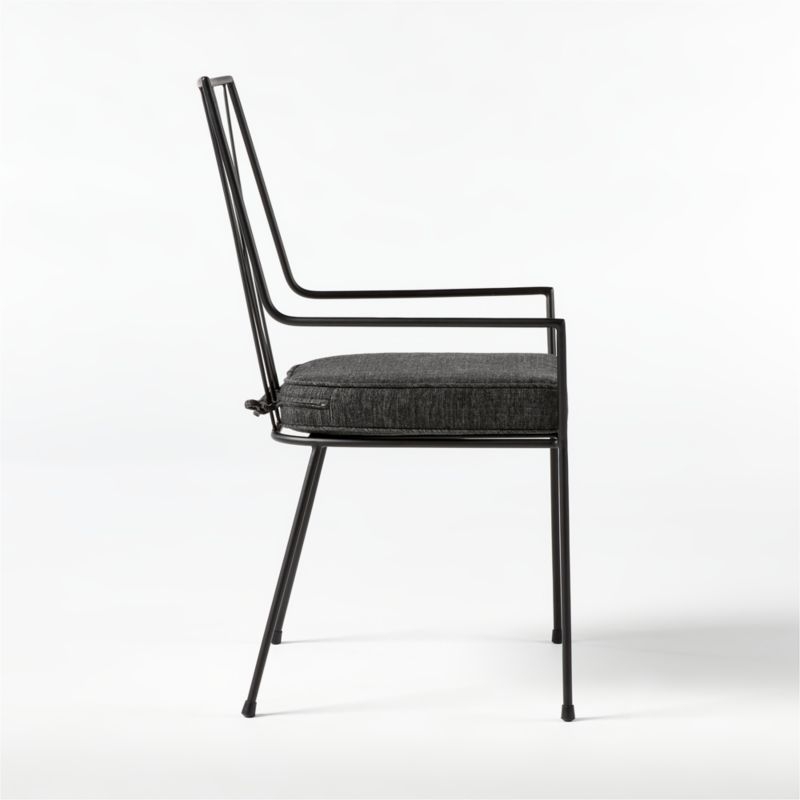 Pavilion Dining Chair with Grey Sunbrella ® Cushion Model 6160 - Image 3