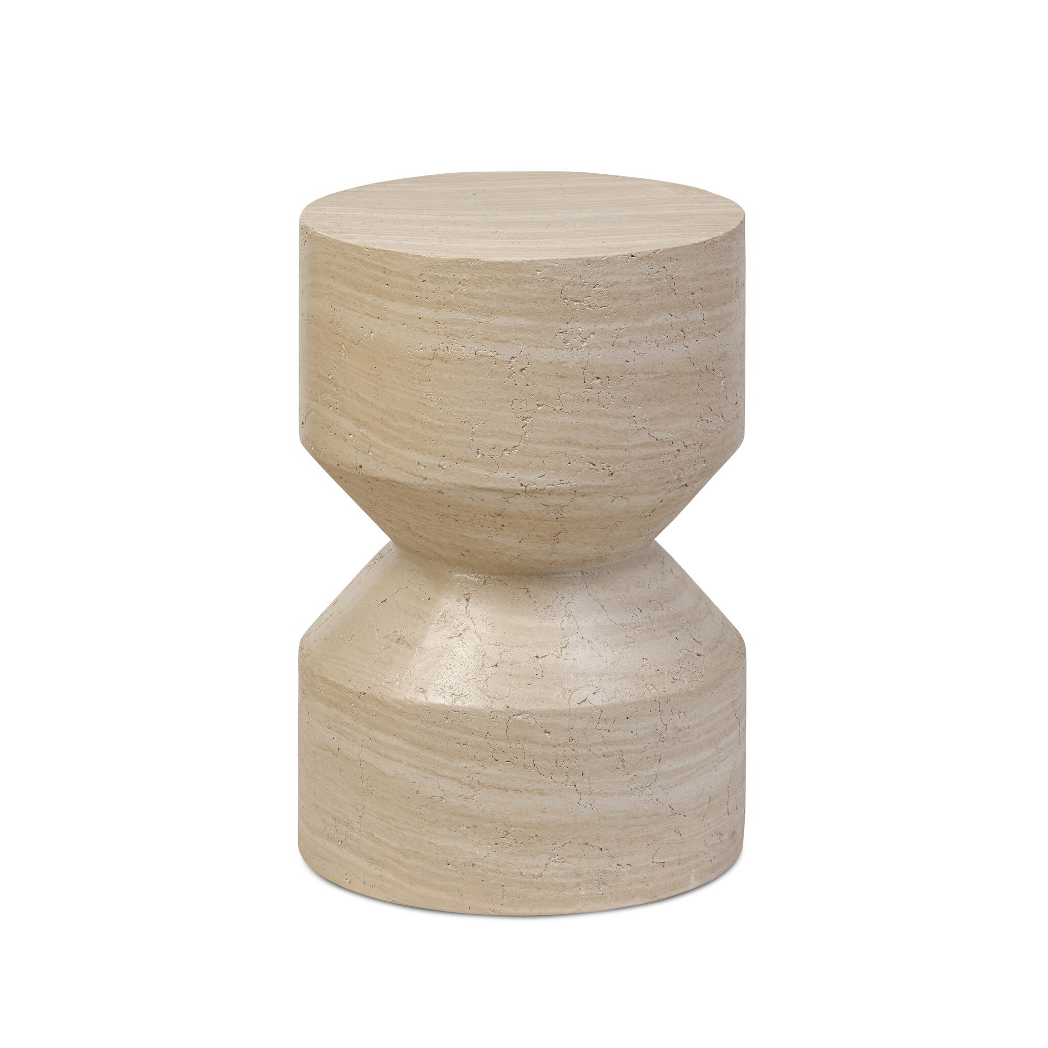 Ara End Table - Sand Striae - Image 1