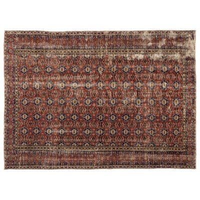 One-of-a-Kind Hand-Knotted 1960s Turkish Brown 6' x 8'3" Area Rug - Image 0