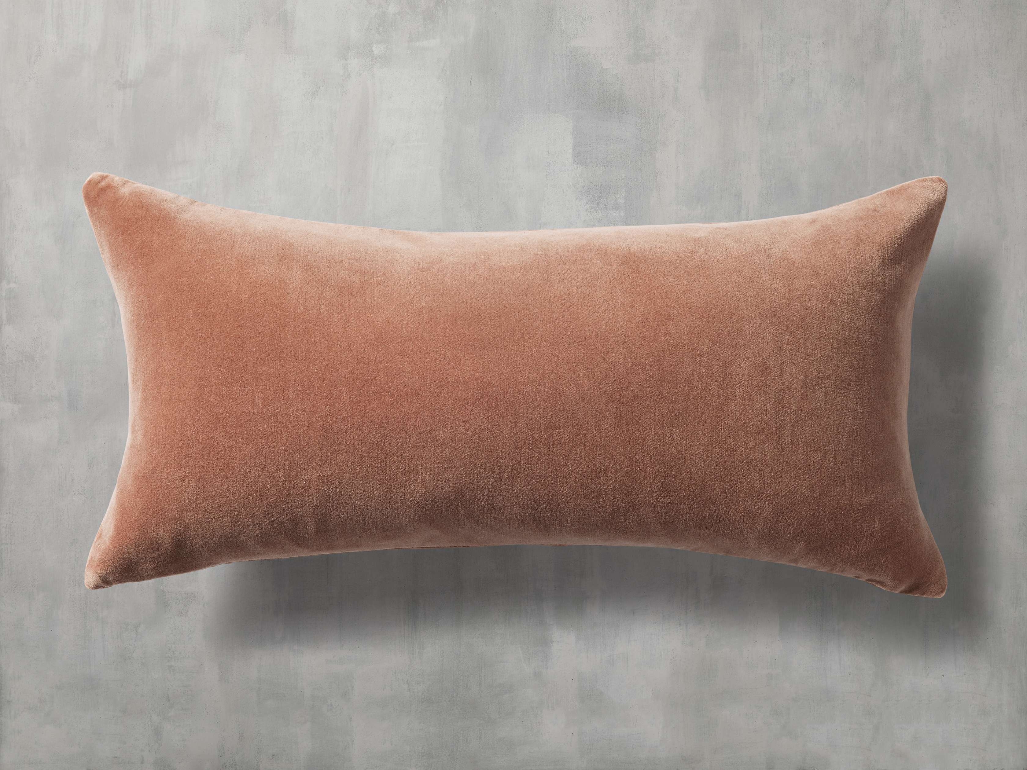 Velvet 12" X 31" Pillow Cover in Brown  Clay  - Image 0