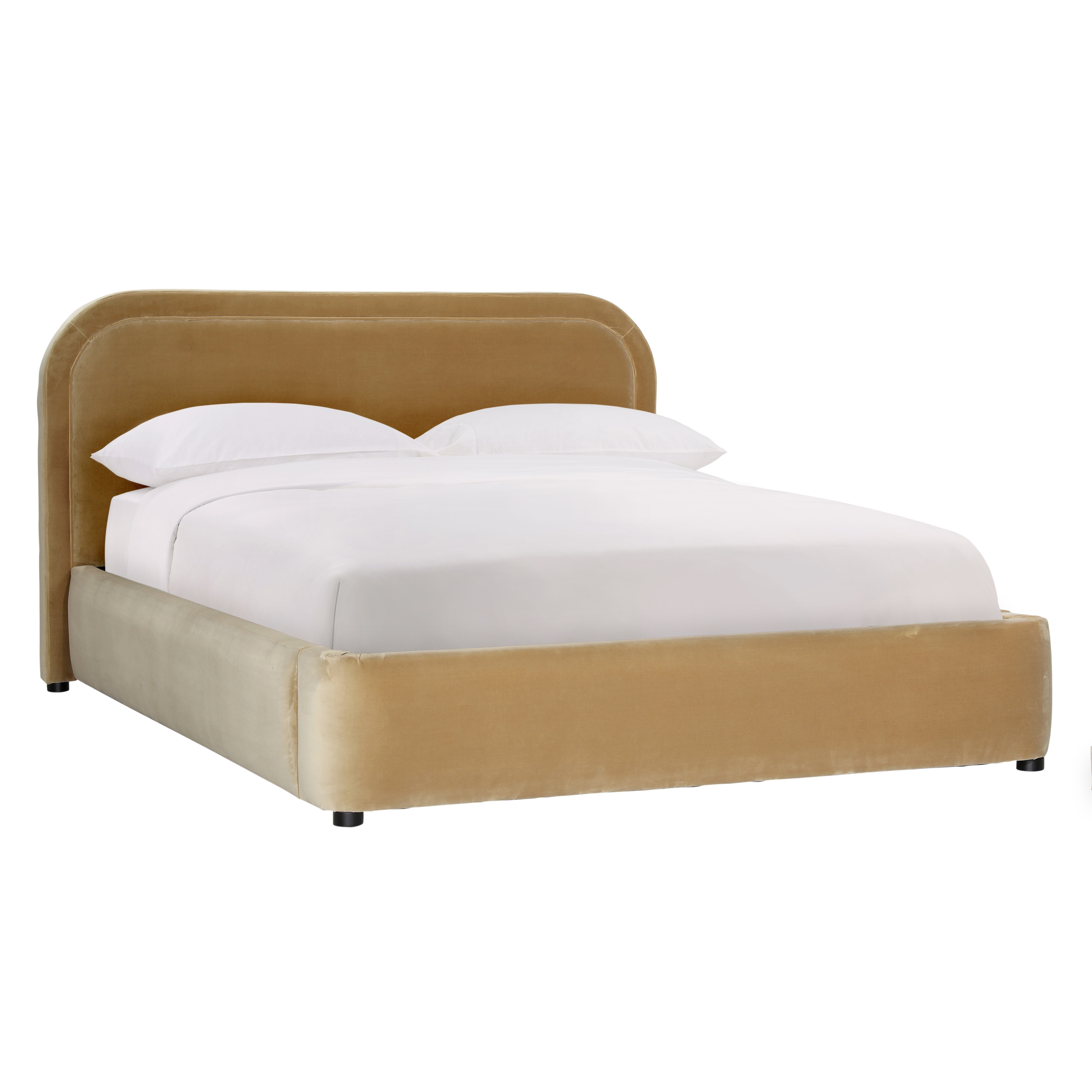 Agi Bed Queen Camel - Image 0