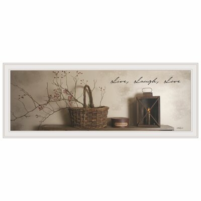 'Live, Laugh and Love' by Billy Jacobs - Picture Frame Photograph Print on Paper - Image 0