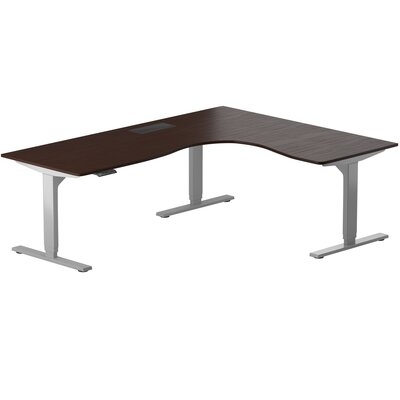 Small Electric with Triple Motors L Shaped Standing Gaming Desk - Image 0