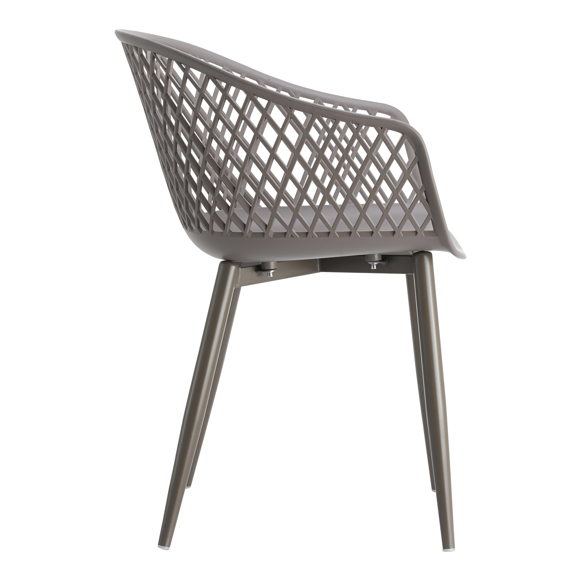 Piazza Outdoor Chair Grey - Set Of Two - Image 2