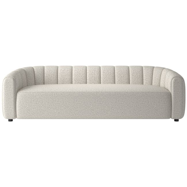 Fitz 97.5" Sofa Bloce Grey - Image 0