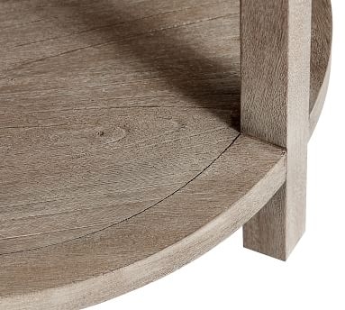 Toulouse Round Nightstand, Gray Wash - Image 3