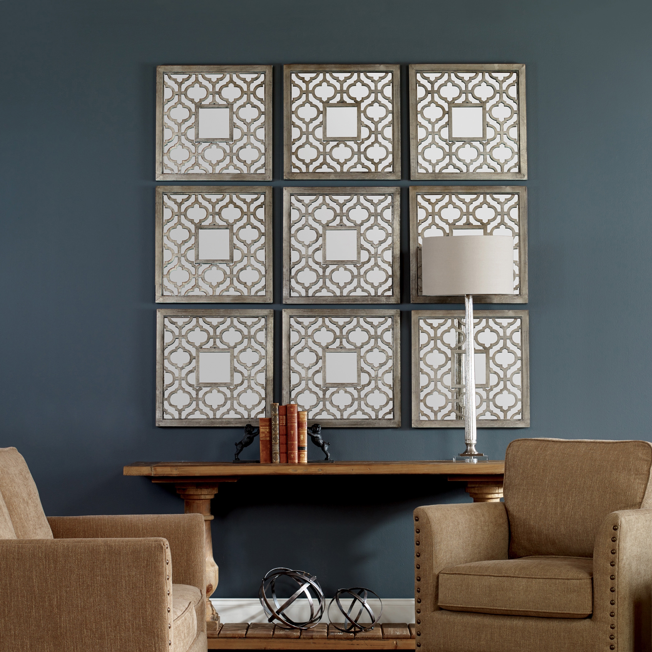 Sorbolo Squares Decorative Mirror Set/2 - Image 1