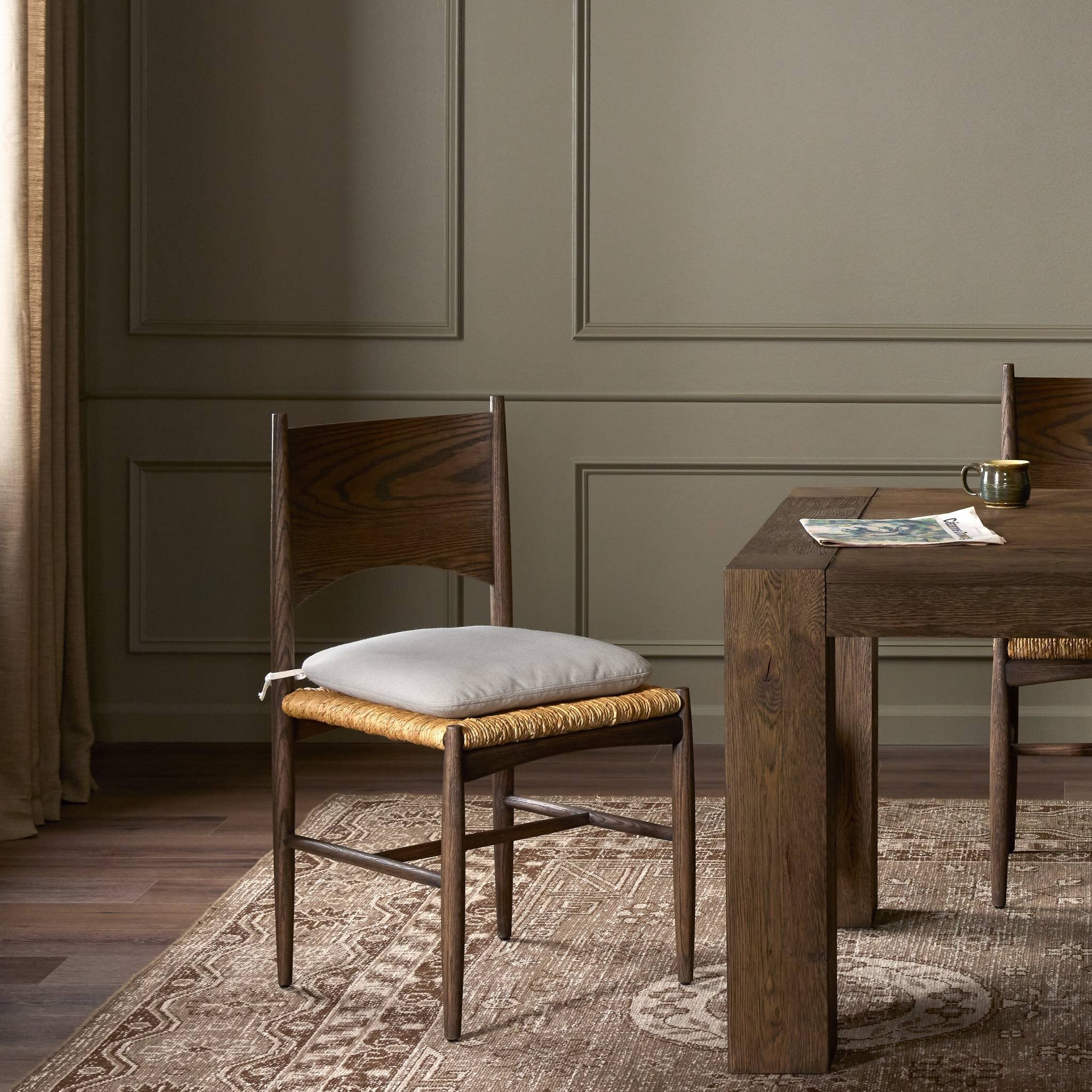 Jovan Dining Chair With Cushion - Savile Flax - Image 3