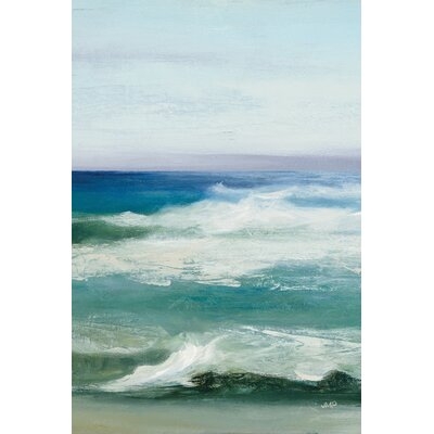'Azure Ocean III' by Julia Purinton - Wrapped Canvas Painting Print - Image 0