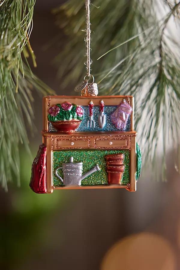 Potting Table Glass Ornament - Image 0