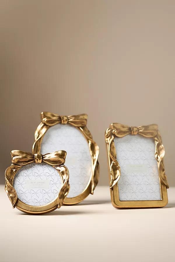 Beau Bow Gold Picture Frame - Image 0
