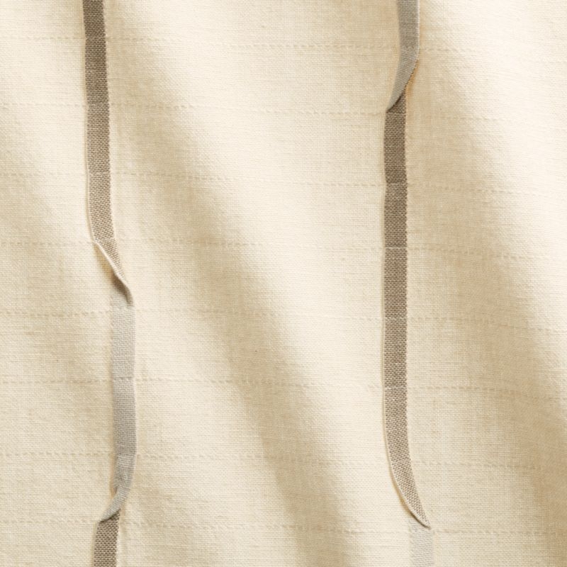 Cecily Sepia Sheer Pleated 50"x96" Curtain Panel - Image 4