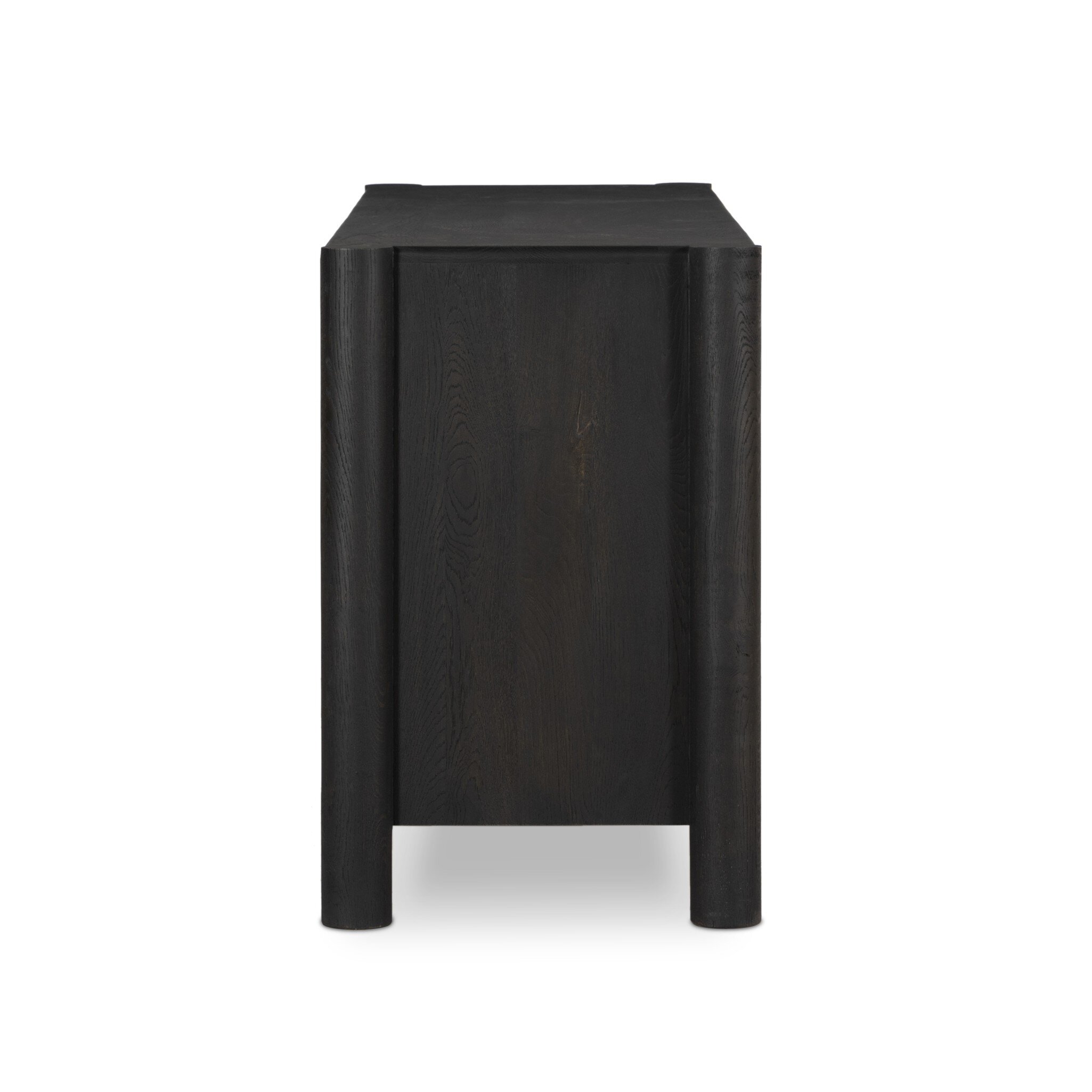 Ezri 6 Drawer Dresser - Carved Black Oak - Image 2