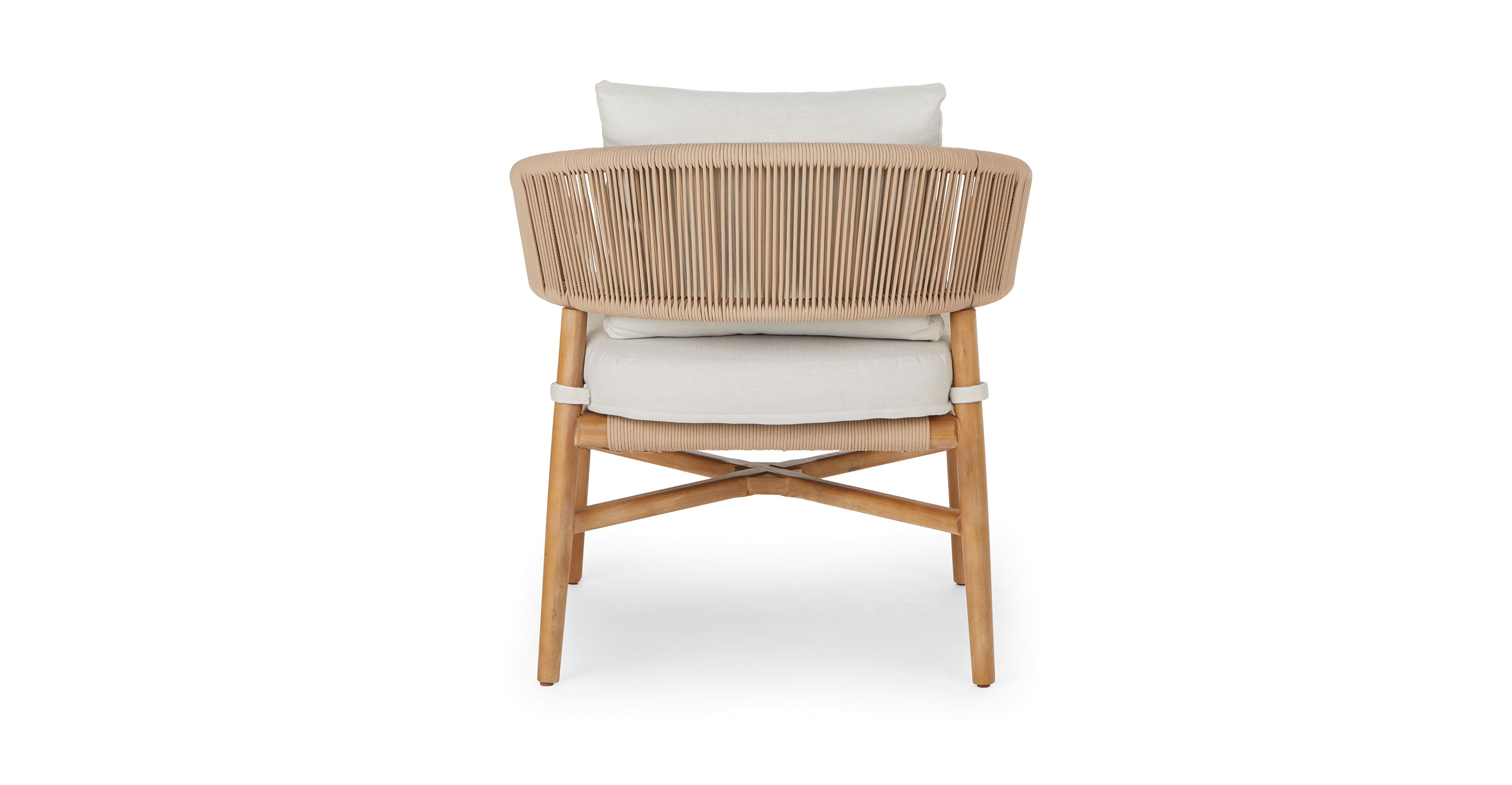 Makali Lily White Lounge Chair - Image 4