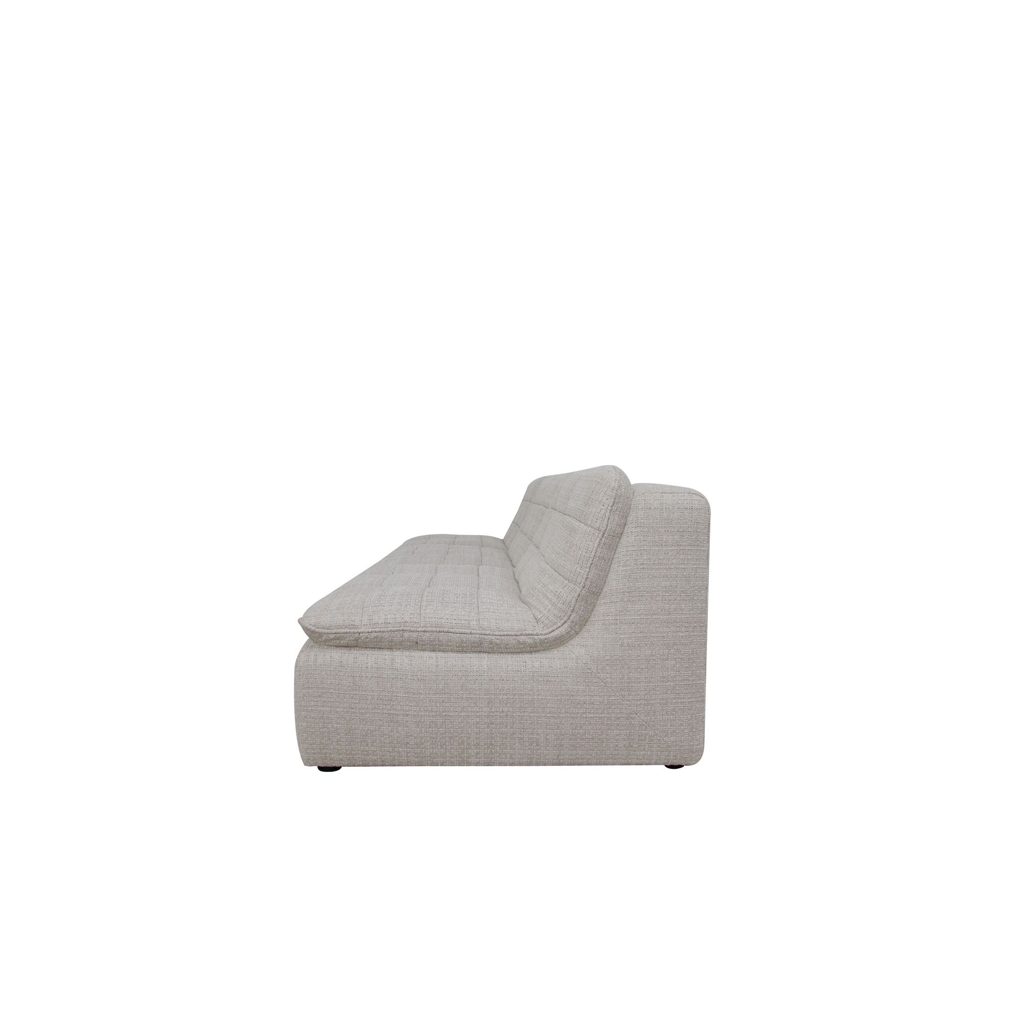 Lino Armless Modular Sofa Textured Oat - Image 2