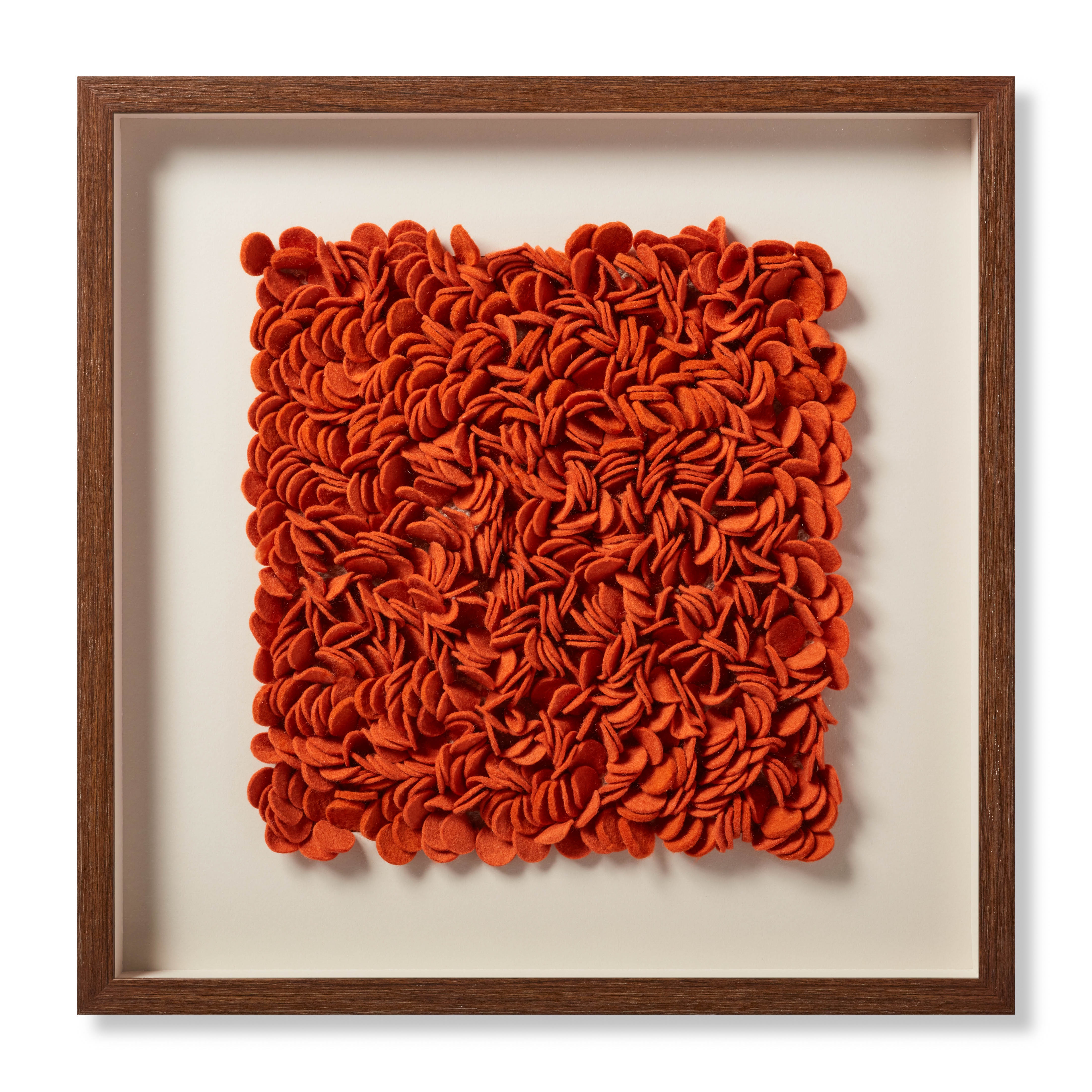 Loloi Chili Pepper CHLPP Orange 2' X 2' Wall Art - Image 0