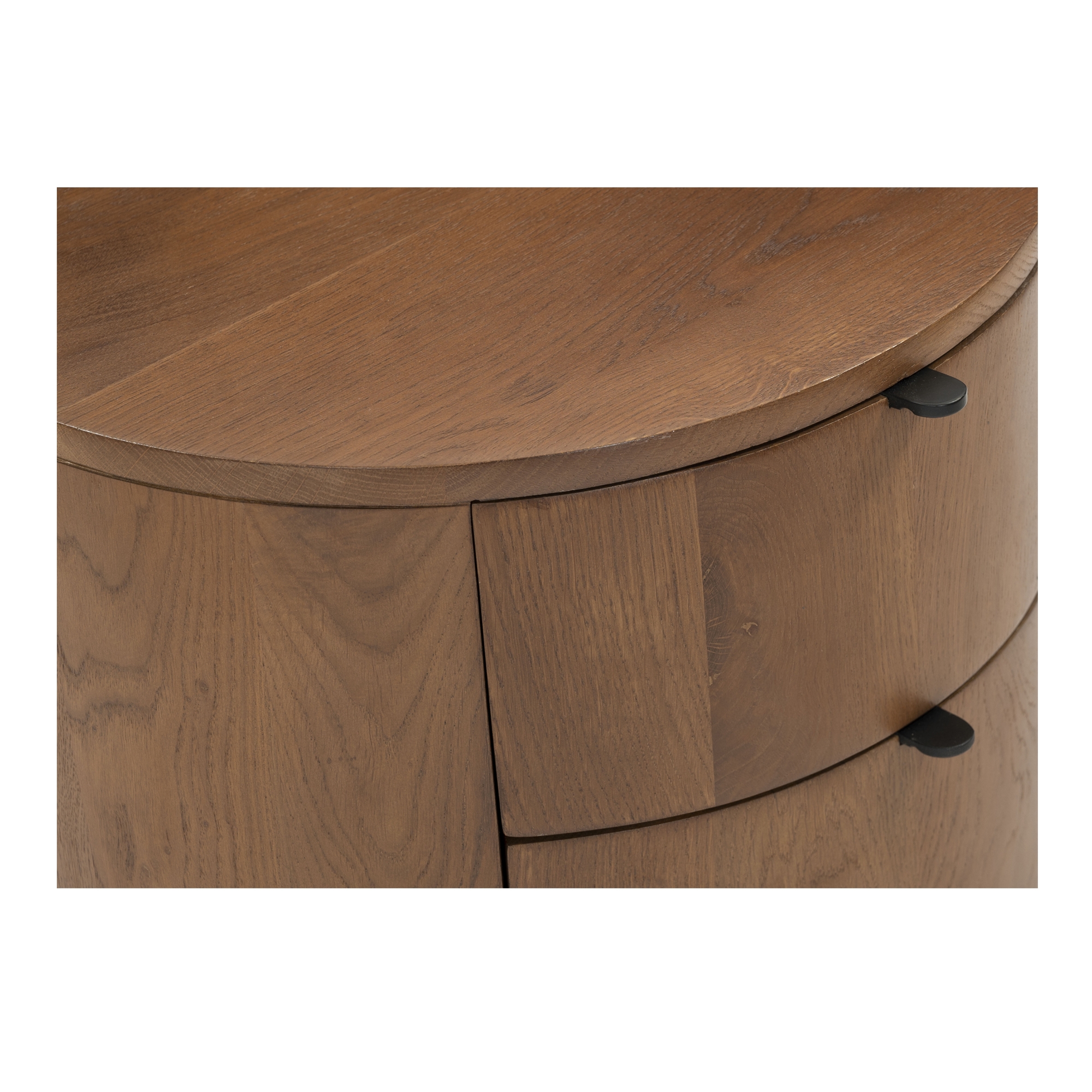 Theo Two Drawer Nightstand Brown - Image 6