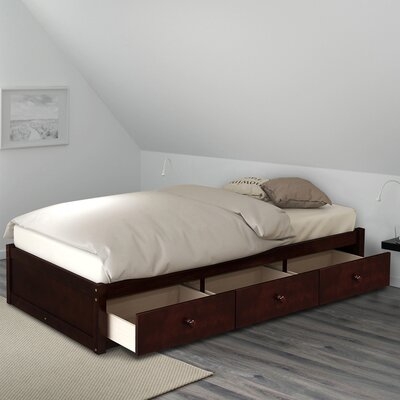 Deva Twin Platform Bed with Drawers - Image 0