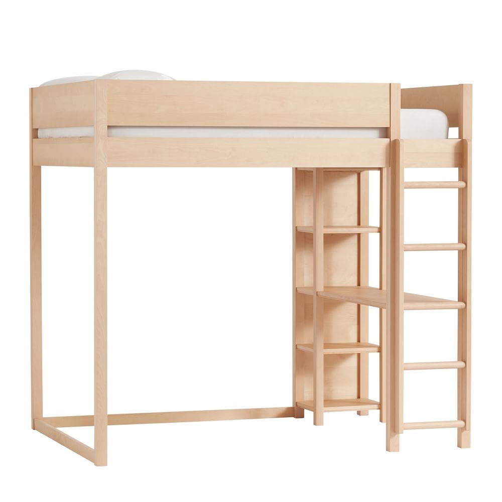 Nash Loft Bed with Desk, Full, Natural, WE Kids - Image 0