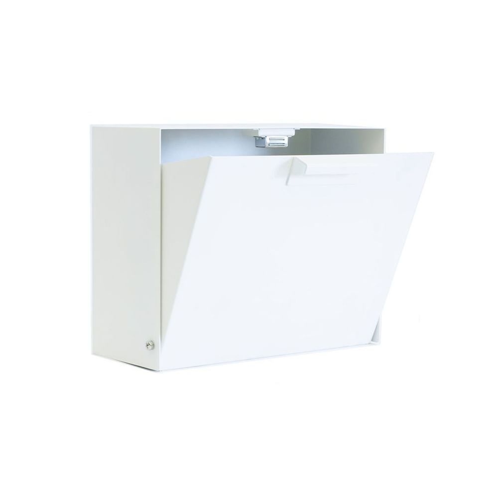 Cubby Wall Mounted Mailbox, White - Image 0