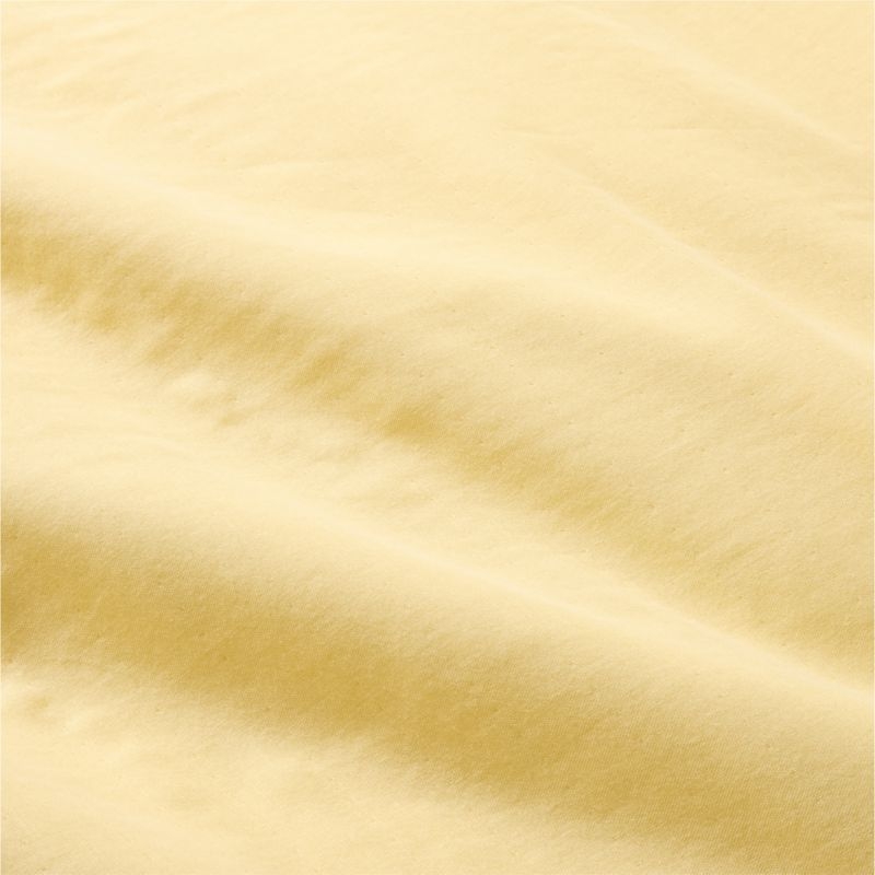 Supersoft Gauze Organic Cotton Lemon Sorbet Twin XL Duvet Cover - Image 1