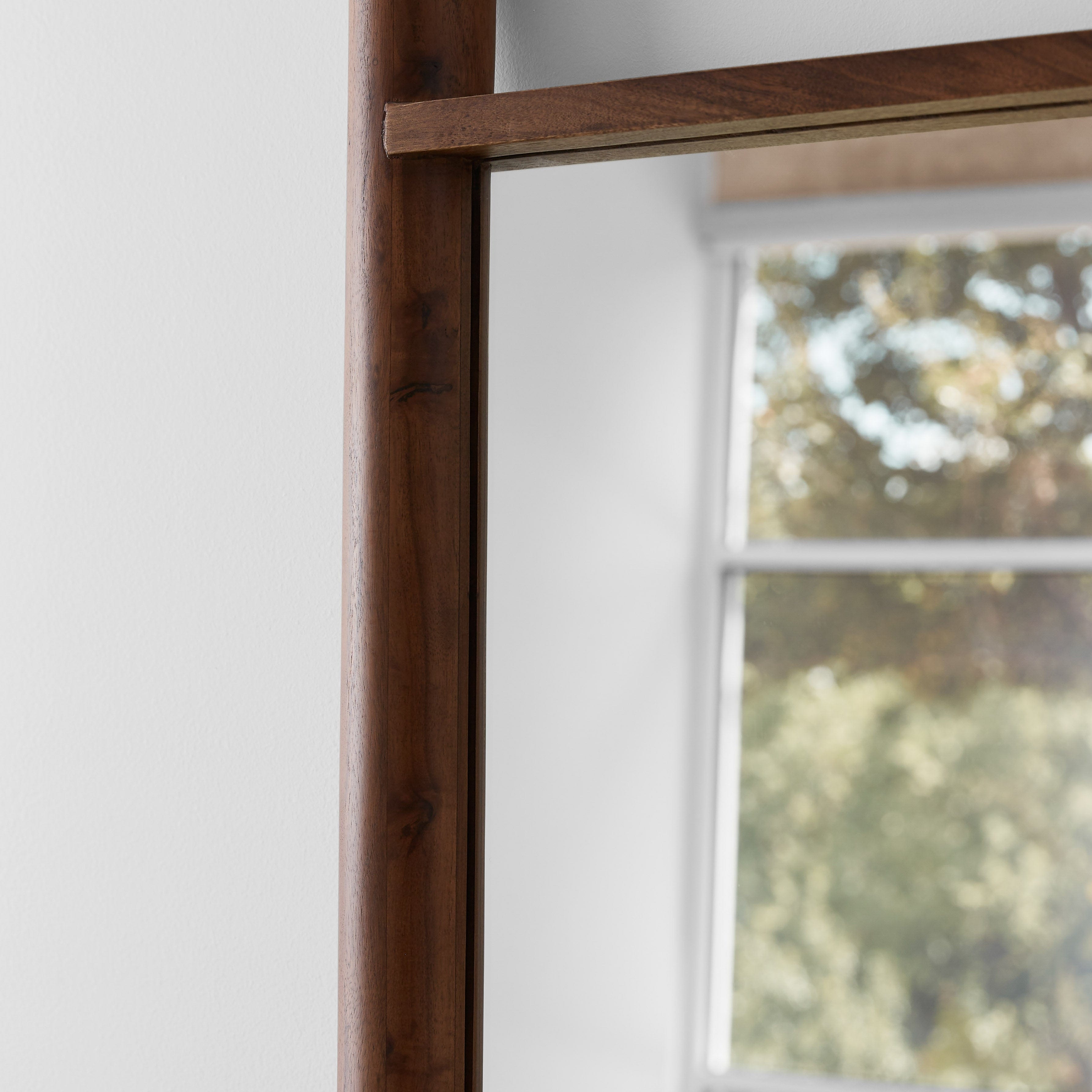 The Citizenry Johar Wood Floor Mirror | Dark Wood - Image 4