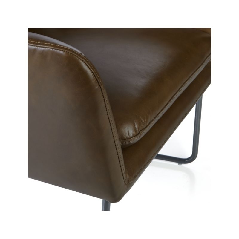 Clancy Leather Accent Chair - Image 5