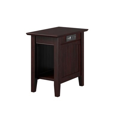 Tolleson Solid Wood End Table with Storage - Image 0