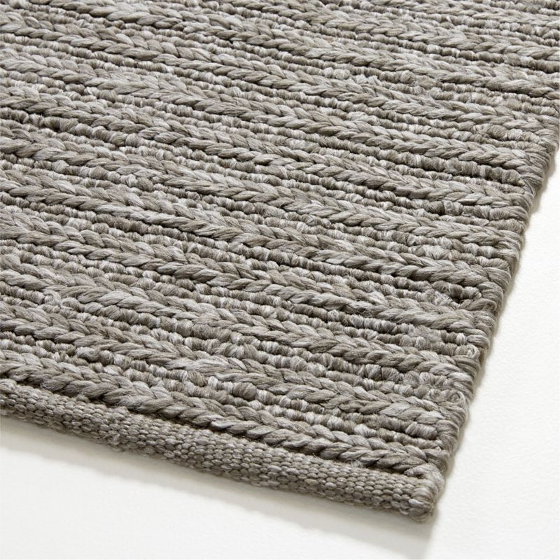 Sedona Performance Hand-Knotted Grey Indoor/Outdoor Area Rug 6'x9' - Image 2