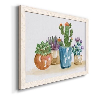 Summer Succulents II-Premium Framed Canvas - Ready To Hang - Image 0