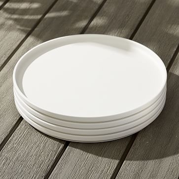 Aaron Probyn Melamine, Dinner Plate, Stone White, Set Of 4 - Image 0