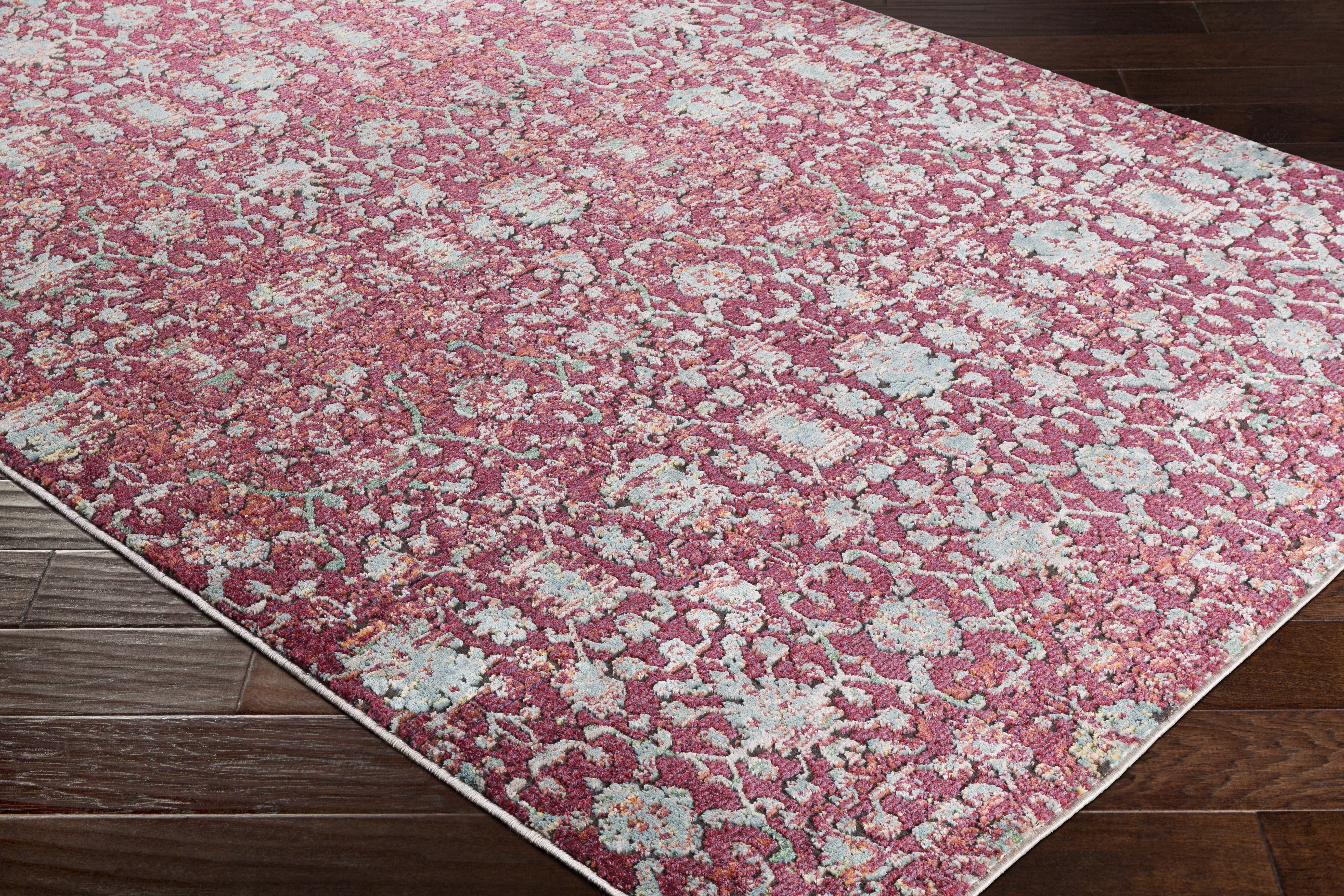 Herati Red Indoor 2' x 2'11" Machine Woven Rug - Image 7