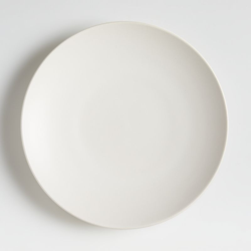 Craft Linen Cream Coupe Dinner Plates, Set of 8 - Image 3
