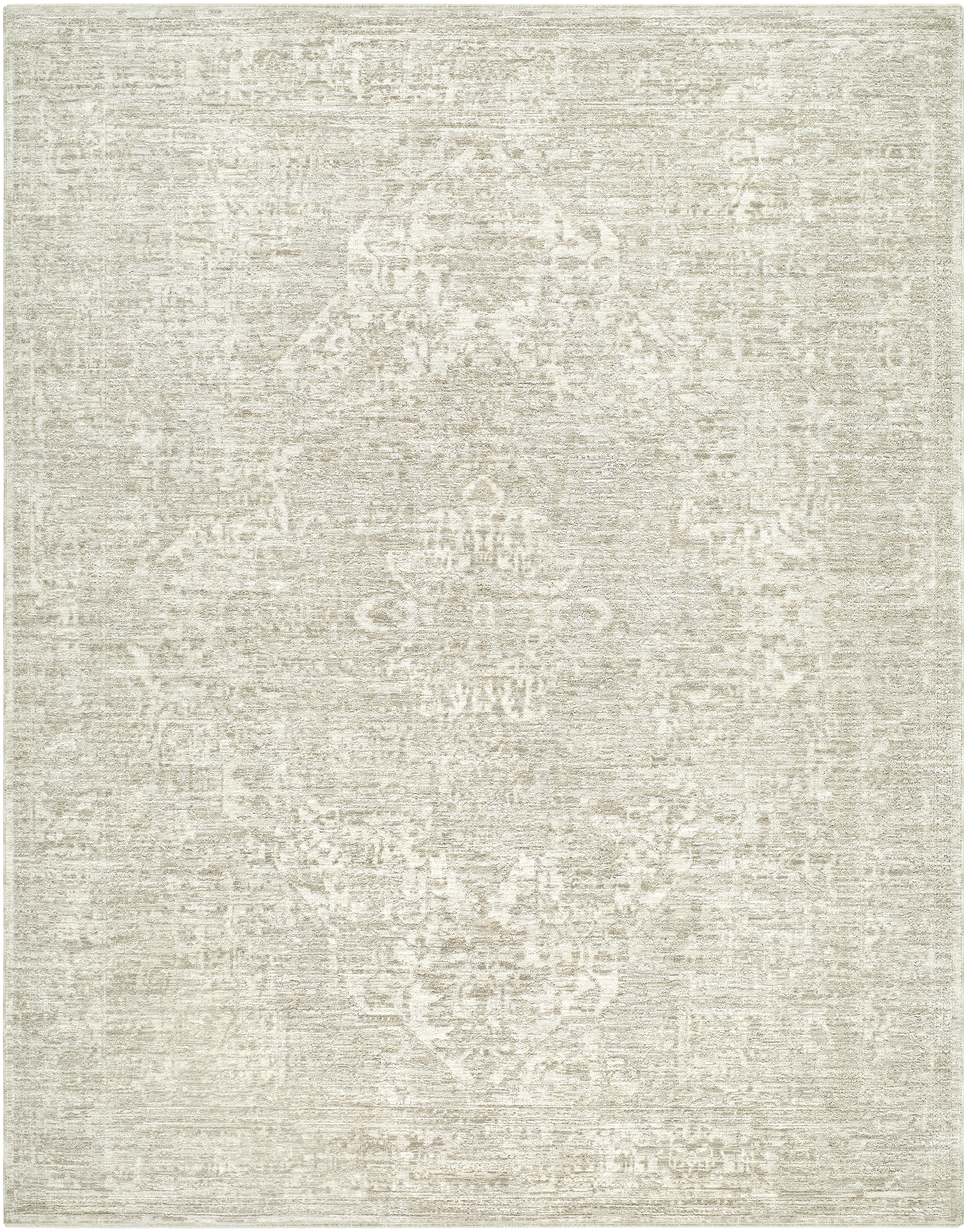 Masterpiece Beige Indoor 5' x 7'5" Machine Woven Rug - Image 0