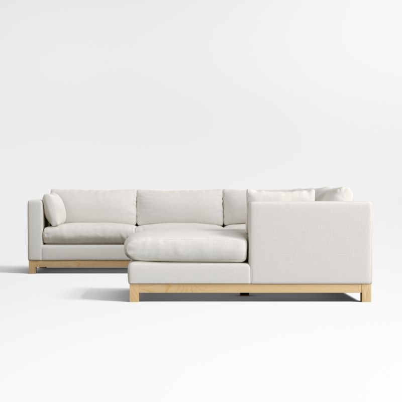 Pacific Wood 4-Piece L-Shaped Sectional Sofa - Image 2