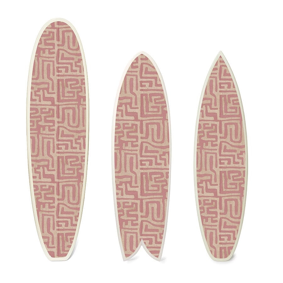 Terracotta Classic Kuba Cloth Surfboard - Image 0