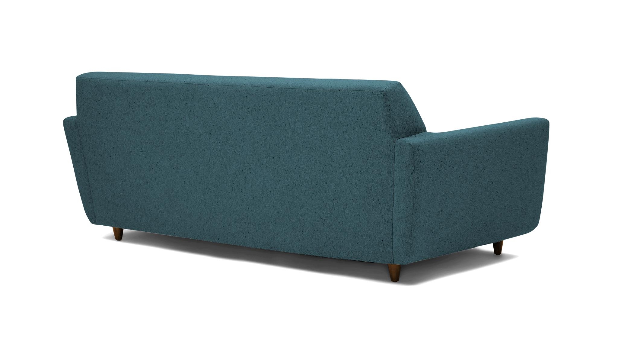 Blue Hughes Mid Century Modern Sleeper Sofa - Sunbrella Premier Lagoon - Mocha - Image 3