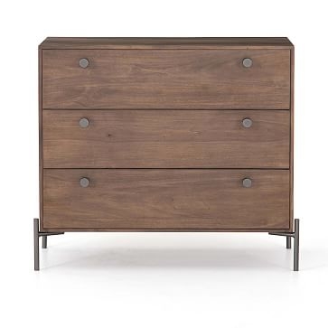 Iron & Wood 3-Drawer Dresser - Image 3